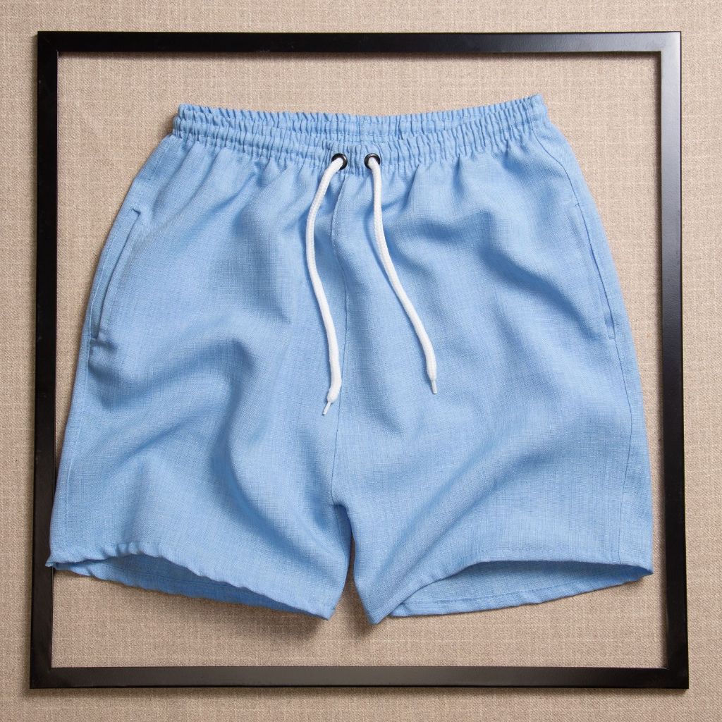 Kit 3 Bermudas de Linho Mauricinho – Sarja Colorida Premium, Corte Reto & Conforto Imediato