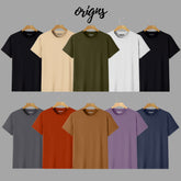 Kit 10 Camisetas Básicas Algodão Masculina
