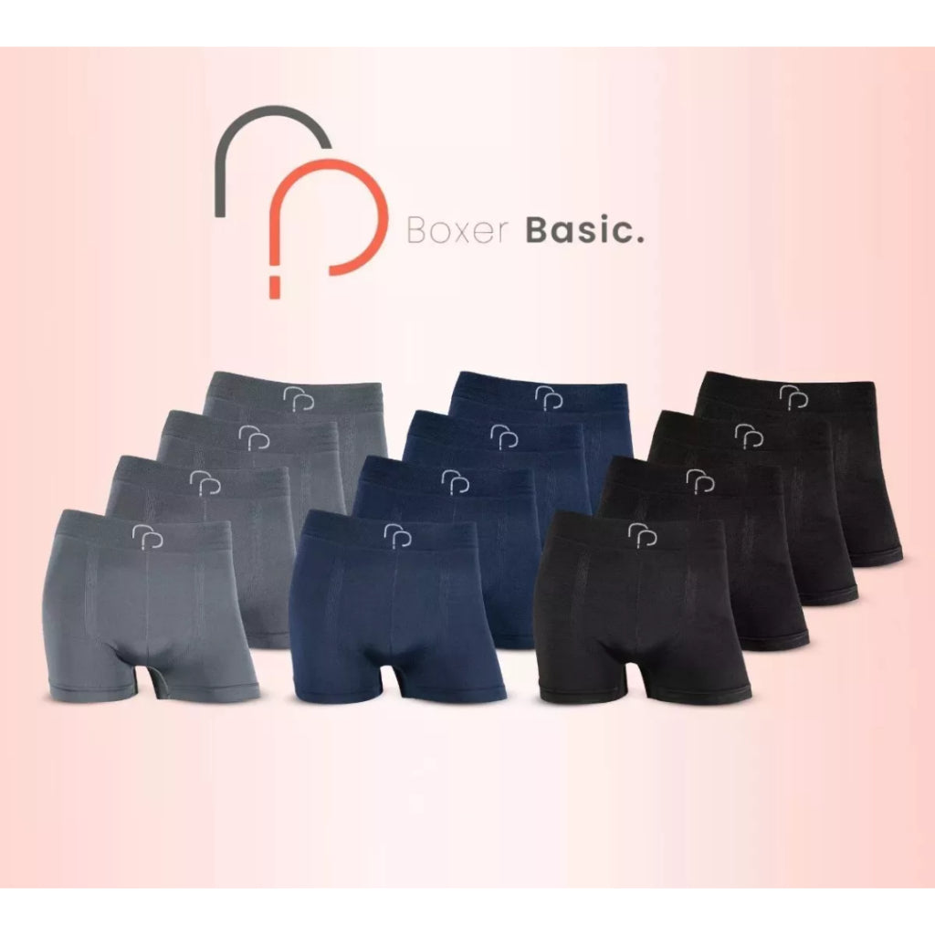 Conjunto 12 Cuecas Boxer RP – Elasticidade, Leveza e Durabilidade em Microfibra