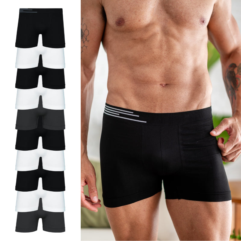 Conjunto 10 Cuecas Boxer Microfibra UP – Ajuste Anatômico, Elasticidade Multidirecional